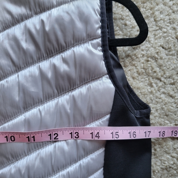 Xersion Reflective Vest Silver Black Small Zip Jacket Athletic - Picture 4 of 7